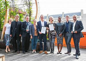 HammersmithLondon staff with London in Bloom awards