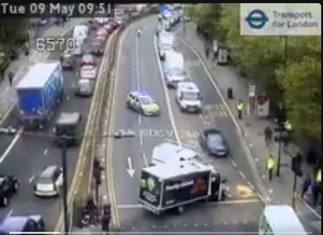 Hammersmith Gridlock Follows Delivery Lorry Crash