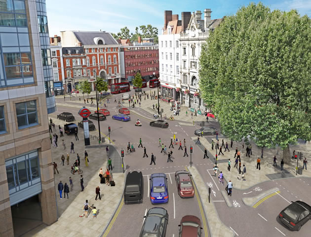 New proposed orientation of Hammersmith Gyratory 