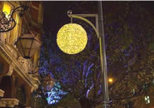 Christmas lights in Hammersmith
