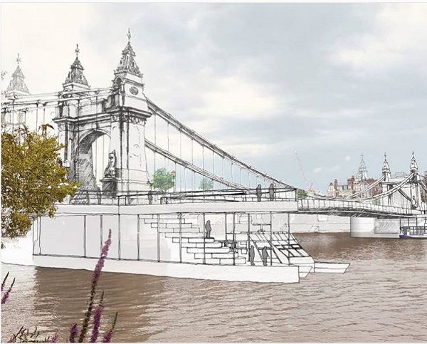 Manser Practise proposal for ferry across the Thames
