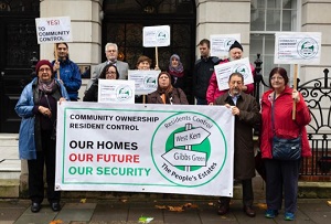 Campaigners from West Ken and Gibbs Green Estates