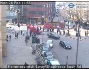 Webcam view of Hammersmith Broadway