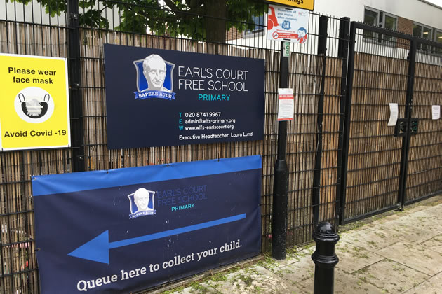 West London Free School Primary is also located directly behind the club
