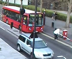 Bus Driver breaking Hammersmith Bridge barrier