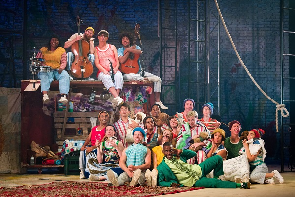 The cast of Peter Pan at the Troubadour Theatre, White City